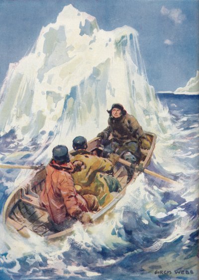 "Högt äventyr i de arktiska regionerna", c1925 av Archibald Bertram Webb