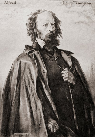 Tennyson (av Aldworth och Freshwater) Alfred Tennyson av Archibald Standish Hartrick