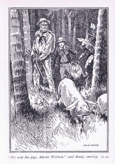 Det är bara grisarna, Master William, sa Ready, 1900-talet av Archibald Webb