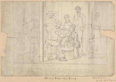 Sketch - Nyheter från armén av Archibald Willard