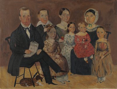 John J. Wagner familjeporträtt av Archie Thompson