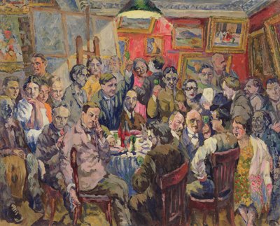 Moskvakonstnärer, 1927 av Aristarkh Vasilievic Lentulov