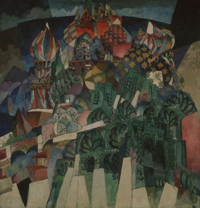 Basililikatedralen, 1913 av Aristarkh Vasilievic Lentulov