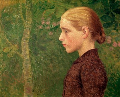 Byst av ungbondemålning av Aristide Maillol (1861-1944) 1891 sön. 46x55 cm Reims, Musee des Beaux Arts av Aristide Maillol