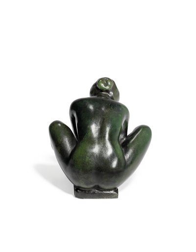 Hukande Flicka Håller En Fot av Aristide Maillol