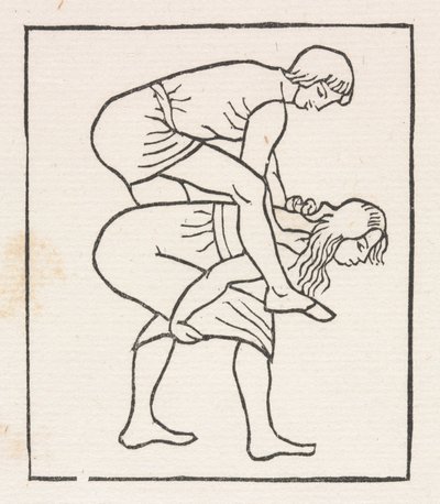 Daphnis och Chloe: Daphnis lägger äpplet i Chloes famn av Aristide Maillol