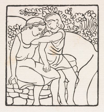 Daphnis och Chloe: Daphnis och Chloe på lek av Aristide Maillol