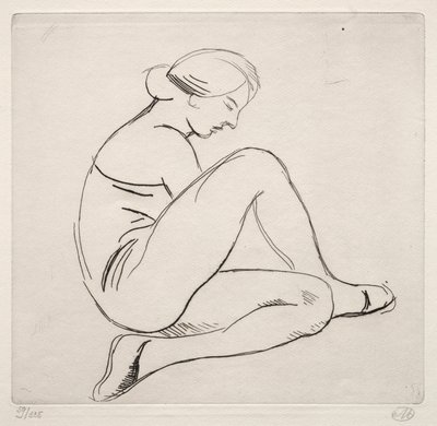Sittande kvinna av Aristide Maillol