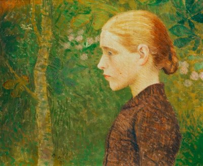Ung bondflicka i byst av Aristide Maillol