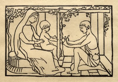Lucina ler mot sin pojke av Aristide Maillol