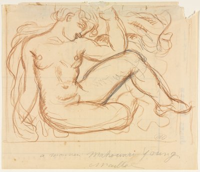 Studie av nakenbilder av Aristide Maillol