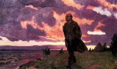 "Lenin och Razliv", målning av Arkady Alexandrovich Rylov av Arkadij Aleksandrovic Rylov