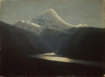 Vid berget Elbrus, 1870-talet av Arkhip Ivanovich Kuindzhi