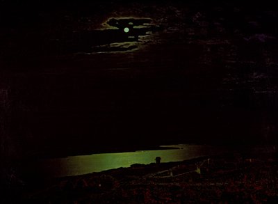 Månbelyst natt på Dnjepr, 1882 av Arkhip Ivanovich Kuindzhi
