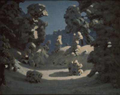 Solfläckar på rimfrosten, 1876-1890 av Arkhip Ivanovich Kuindzhi