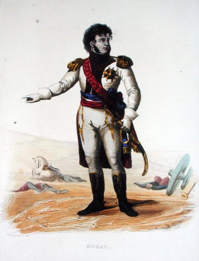 Porträtt av Joachim Murat (ca 1767-1815), från "Le Plutarque Francais" av E. Mennechet av Armand (after) Guilleminot