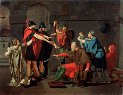Horatiernas ed, 1791. av Armand Charles Caraffe
