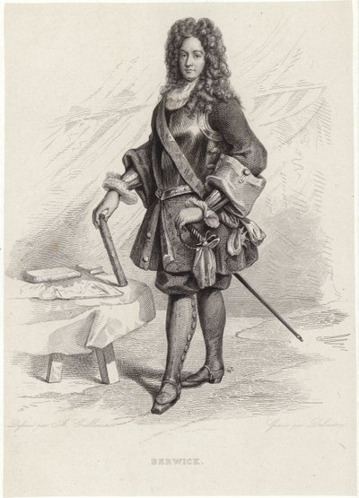 Porträtt av James Fitzjames, hertig av Berwick av Armand Guilleminot