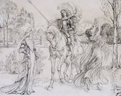 Hälsning till riddaren, c1880-1932 av Armand Point