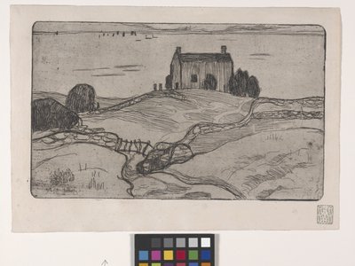La Maison Du Pendu (Den hängda mannens hus) (etsning) av Armand Séguin