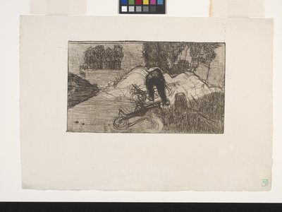 Le Debardeur (The Stevedore) (etsning) av Armand Séguin