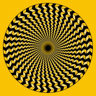 Spiral på gult av Armin Mumper
