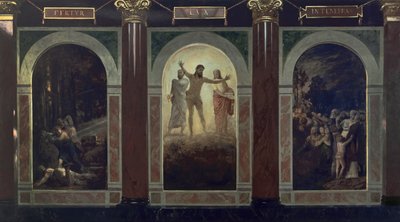 Fertur lux in tenebras (Förslag till Schlesiska museet för sköna konster i Wrocław) av Arnold Böcklin