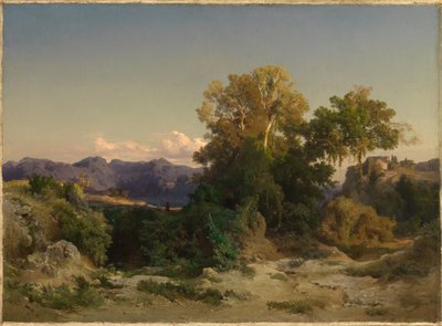 Landskap i den romerska Campagna av Arnold Böcklin