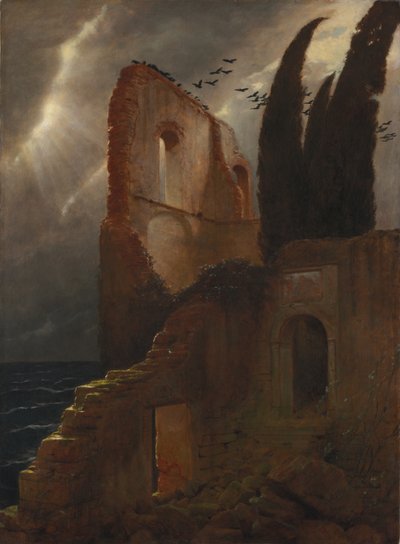 Ruin vid havet av Arnold Böcklin