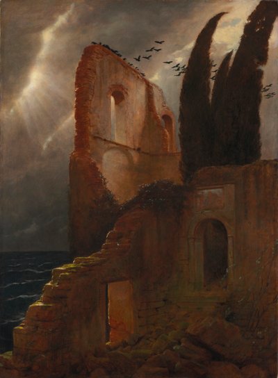 Ruin vid havet av Arnold Böcklin