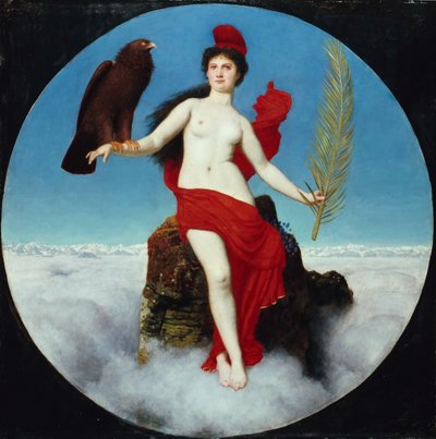 Friheten Helvetia, 1891. av Arnold Böcklin