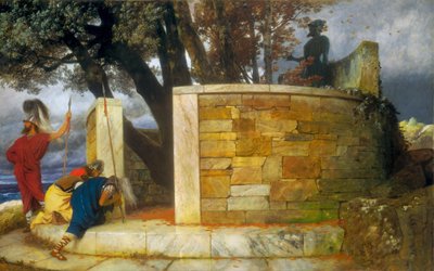 Herkules helgedom av Arnold Böcklin