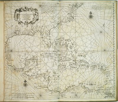 Die Carybschen Inseln von Barbados bis zur Biegung von Mexiko von Arnold & Colom Jacob Aertsz (1600-73) Colom