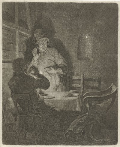 Måltid i Emmaus av Arnold Houbraken