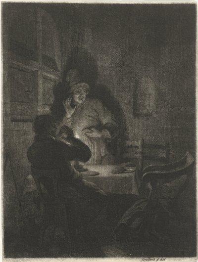 Måltid i Emmaus av Arnold Houbraken