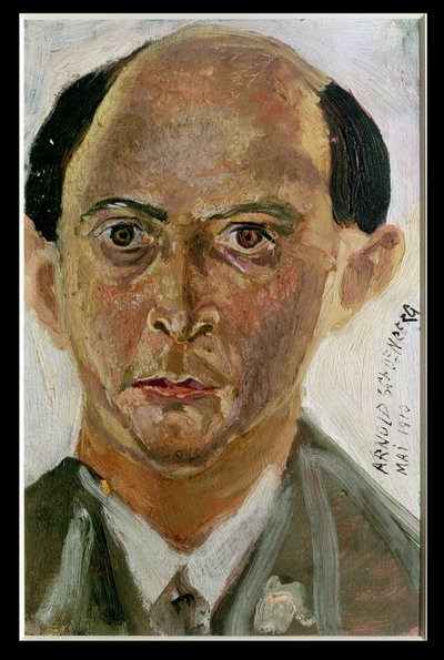 Självporträtt (olja på duk) av Arnold Schoenberg