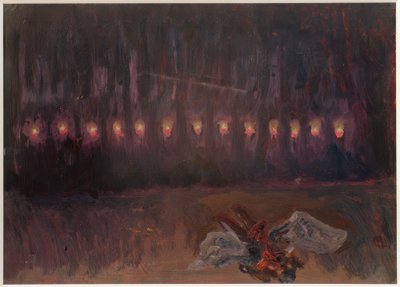 Den lyckliga handen (första bilden) av Arnold Schönberg