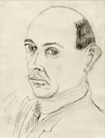 Självporträtt av Arnold Schönberg