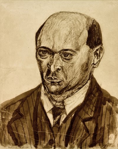 självporträtt av Arnold Schönberg