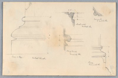 Arkitektoniska detaljer av Arnold William Brunner