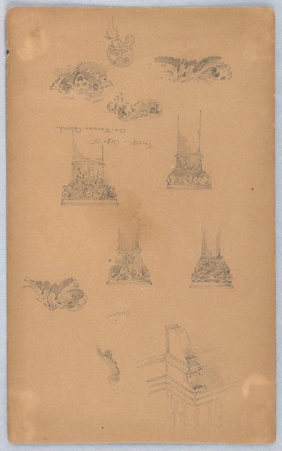 Arkitektoniska detaljer av Arnold William Brunner