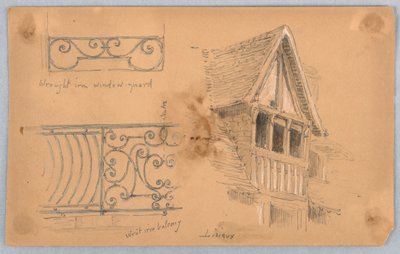 Arkitektoniska detaljer på Lisieux av Arnold William Brunner