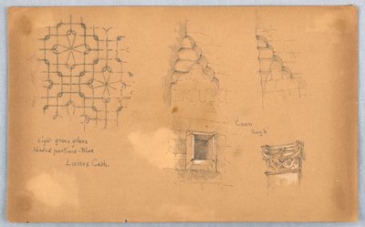 Arkitektoniska detaljer vid Lisieux-katedralen av Arnold William Brunner