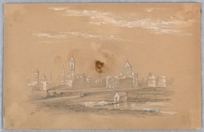 Stadens skyline av Arnold William Brunner