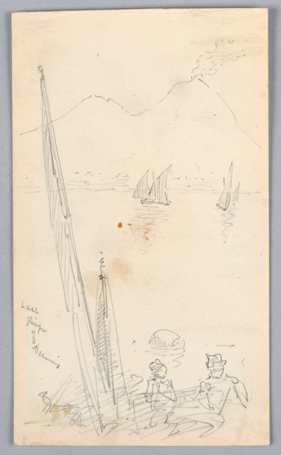 Sista glimten av Vesuvius av Arnold William Brunner