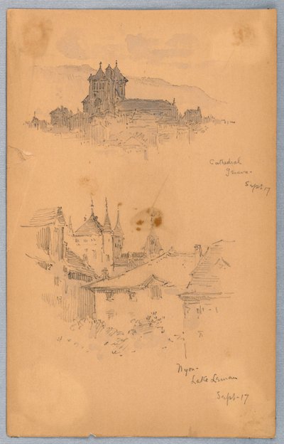 Nyon, Genèves katedral av Arnold William Brunner