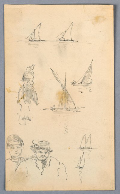 Skisser i Neapel av Arnold William Brunner
