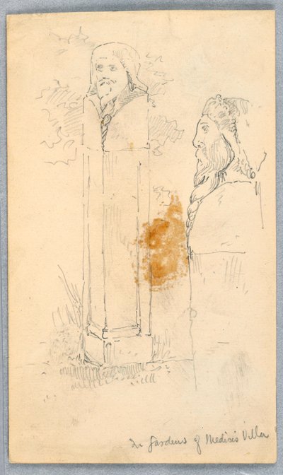 Skisser av stenbyster av Arnold William Brunner