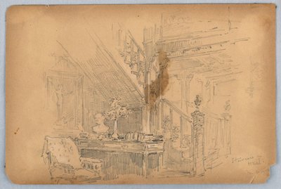 Trappa—Mossley Hall av Arnold William Brunner
