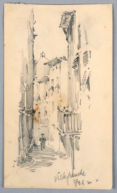 Gata i Villefranche av Arnold William Brunner
